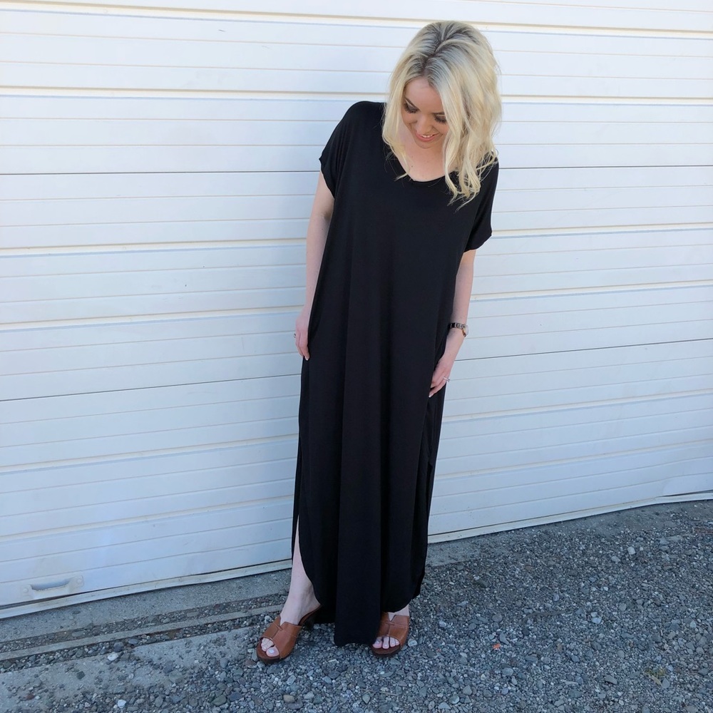 🛍 T-Shirt Maxi Dress w/Pockets